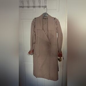 All Saints Tan Trench Coat